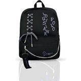 Louisiana Polo 1141 Siyah-Füme Laptop Bölmeli Okul Çantası
