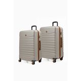 Louisiana Polo 1168 Vizon Taba Büyük Boy / Orta Boy 2'li Valiz Seti