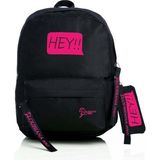 Louisiana Polo My Good Friend Unisex Sırt Çantası Siyah Pembe 1525 - Siyah - Pembe