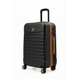 louisiana polo Orta Boy Valiz 4x2 Teker Siyah-Taba 1168