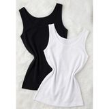 Loule Kadın 2 Adet Dokulu Modal Pamuklu Atlet - Toparlayıcı & Esnek Kumaş - Çok Renkli 03 - 3XL