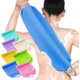 Lounsweer 7 Parça Peeling Sırt Fırçası, Duş için, Saplı Naylon Sırt Peeling Sırt Pulları, Esneyebilir Çekme Kayışı, Peelingler, Kadın Erkek için Vücut Derinlemesine Temizlik Masajları