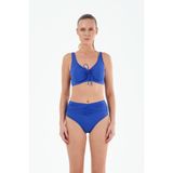 Louren B21032 Toparlayıcı Bikini Takım Mavi, 44, LRN26YKB21032, MAVİ, Kadın