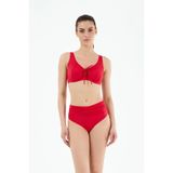 Louren Toparlayıcı Bikini Takımı Kırmızı, 44, LRN26YKB21032, Kirmizi, Kadın