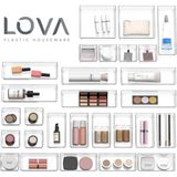 Lova 12 Parça Çok Amaçlı Çekmeceiçi Düzenleyici Organizer (Şeffaf) (2 Set)