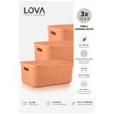 Lova 13,4 Lt Shell Cok Amaçlı Dolap Içi Düzenleyici (3 ADET TURUNCU)