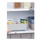 Lova 3 Bölmeli Çekmece Içi,dolap Içi Düzenleyici (3 Adet Beyaz )