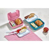 Lova Çocuk Beslenme Kutusu 3 Bölmeli - Lunch Box Pp - Mavi