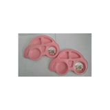 Lova Mama Tabağı Araba Model Pembe 30x17 Cm Lv-108