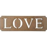 Love Ahşap Kapı Süsü L-85