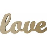 Love Ahşap Obje 18Mm