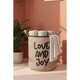Love And Joy Çamaşır Sepeti - 35x35 - 001-Renkli