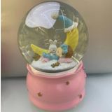 Love Baby Müzikli Kar Küresi, LED Işıklı, Cam ve Poliserin, 15x10 cm, Pilli