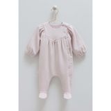 Love Feel Yandan Çıtçıtlı Tulum - Caramell - TK1994 - Lila - 1 - 3 Ay - TK1994-LILA-1 - 3 Ay Lila