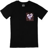 Love Is In The Air Cep Logo Tasarımlı Siyah Tişört; Xl