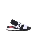 Love Moschino Beyaz - Siyah Kadın Sandalet JA16033G0M