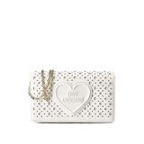 Love Moschino Çapraz Omuz Çantası Beyaz, Standart, LVM-JC4295PP0OKK0, white, Kadın