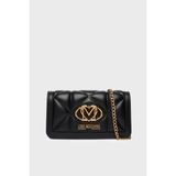 Love Moschino Çıkarılabilir Zincir Askılı Portföy Cüzdan Bayan Cüzdan JC5640PP1OLC0000 - Siyah