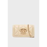 Love Moschino Çıkarılabilir Zincir Askılı Portföy Cüzdan Bayan Cüzdan JC5640PP1OLC0129 - Bej