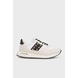 Love Moschino Deri Süet Detaylı Sneaker Ayakkabı Bayan Ayakkabı JA15403G1MIAM10A - Beyaz