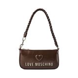 Love Moschino JC4132PP1P Koyu Kahve Kadın Kadife Omuz Çantası