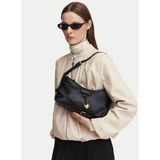 Love Moschino JC4159PP1P Siyah Kadın Kadife Fermuarlı Omuz Çantası