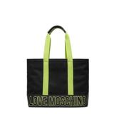 Love Moschino Kadın El Çantası Jc4036pp1ılf100a, Siyah-Yeşil, Standart