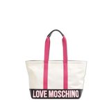 Love Moschino Kadın El Çantası Jc4036pp1ılf110a, Siyah-Kırmızı, Standart