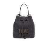 Love Moschino Kadın El Ve Çapraz Çanta Jc4318Pp0Ikq0000,Kot Siyah Tek Ebat