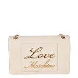 LOVE MOSCHINO Kadınlar için italik askılı çanta, Avorio, Einheitsgro�e