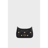 Love Moschino Kapitoneli Çıkarılabilir Askılı Çanta Bayan Çanta JC4121PP1MLI0000 - Siyah