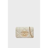 Love Moschino Kapitoneli Çıkarılabilir Zincir Askılı Çanta Bayan Çanta JC4043PP1MLC0110 - Krem