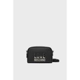 Love Moschino Logolu Ayarlanabilir Askılı Çanta Bayan Çanta JC4255PP0MKD000B - Siyah