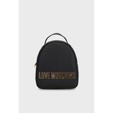 Love Moschino Logolu Ayarlanabilir Çift Askılı Sırt Çantası Bayan Sırt Çantası JC4197PP1MKD0000 - Siyah