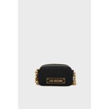 Love Moschino Logolu Çıkarılabilir Askılı Fermuarlı Çanta Kadın Çanta JC4360PP0LK1100A - Siyah