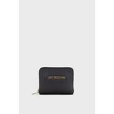 Love Moschino Logolu Fermuarlı Cüzdan Bayan Cüzdan JC5702PP1LLD0000 - Siyah