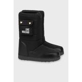 Love Moschino Logolu Kapitone Cep Detaylı Kar Botu Bayan Kar Botu JA24452G0NISL000 - Siyah