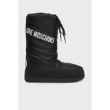 Love Moschino Logolu Suya Dayanıklı Büzgülü Kar Botu Bayan KAR BOTU JA24032G0NISA000