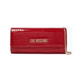 Love Moschino Omuz Çantası Croco JC4294PP0LKJ0500 - Kırmızı