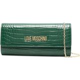 Love Moschino Omuz Çantası Croco JC4294PP0LKJ0850 - Yeşil