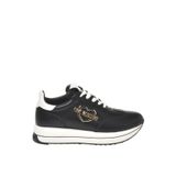 Love Moschino Siyah - Beyaz Kadın Deri Sneaker JA15074G1HIA100A