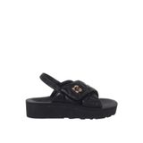 Love Moschino Siyah-Beyaz Sandalet, JA16033G0MJN410A