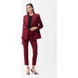 Love My Body Cepli Gabardin Pantolon Bordo 153L8701005 - 42 - Dropsuz