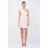 Love My Body Moda Tutkusu Pileli Mini Etek - Kemik - 44