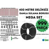 Love My Garden 400 METRE DELIKSIZ DAMLA SULAMA BORUSU VE MEGA SULAMA SETI- Ø16 MM