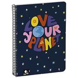 Love Planet Kareli A5 Spiralli Defter 80 Yaprak 2005009600