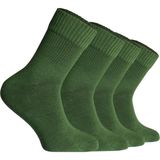 Love Rain Fashion Comfort Seri 4'lü Erkek Bambu Organik Şeker Çorabı - Yeşil - 43 - 46