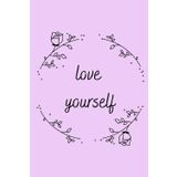love yourself, positive affirmation workbook, notebook