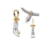 Lovecharm S925 Sindirella Ayakkabısı Sallantılı Charm
