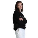 Loved Kadın Örme Sweatshirt M Siyah 8684195207356